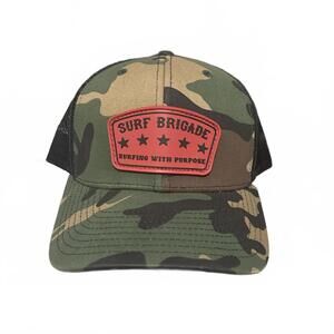 Surf Brigade Camouflage Trucker Hat with Mesh Back OSFM
